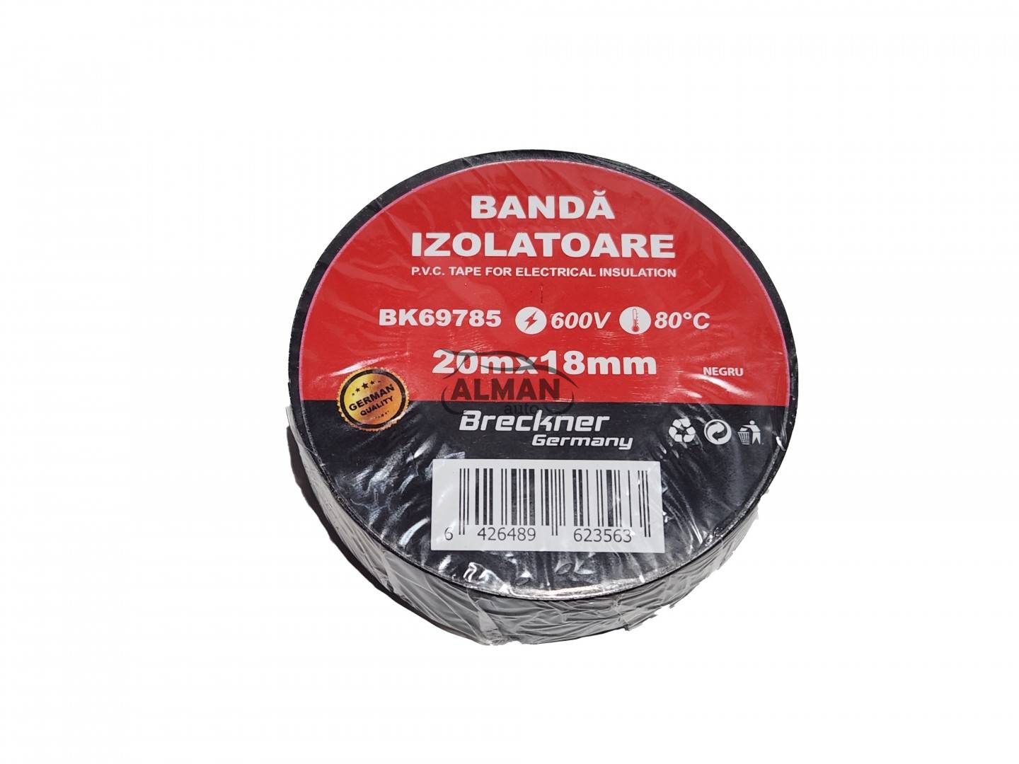 Banda izolatoare neagra 20mx18mm