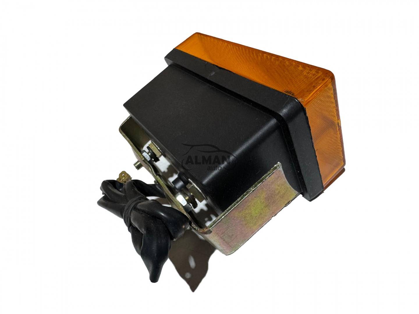 Lampa pozitie si semnal fata galbena cu suport