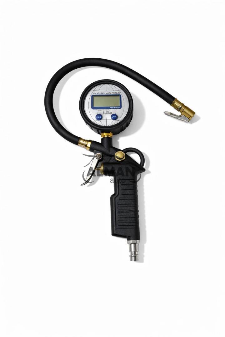 Pistol umflat cu manometru electronic