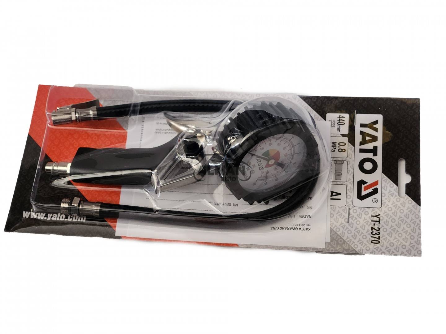 Pistol umflat cu manometru mecanic 